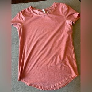 Lululemon casual top reddish orange